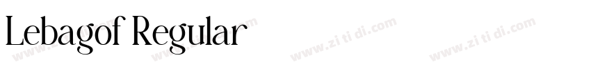 Lebagof Regular字体转换 Lebagof Regular字体转换